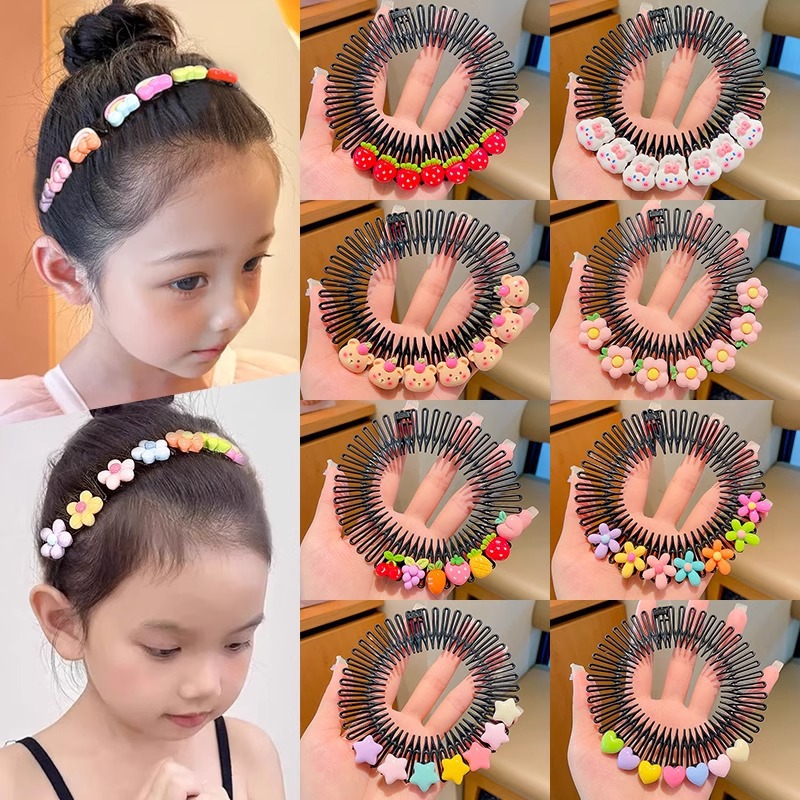Hair Care Korean Products - Y2k Stern Herz Bunte Haar Kämme