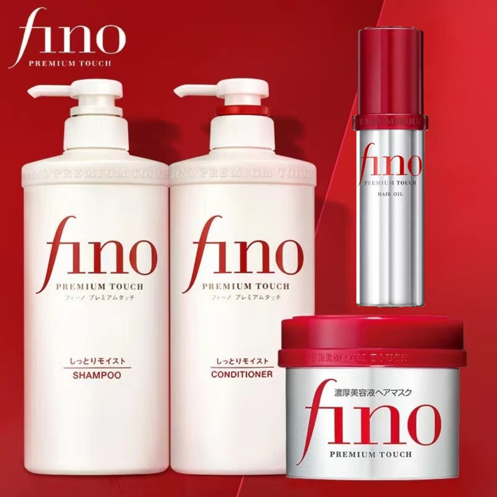 Hair Care Korean Products - Fino Premium Touch Haarpflege-Set - 550ml