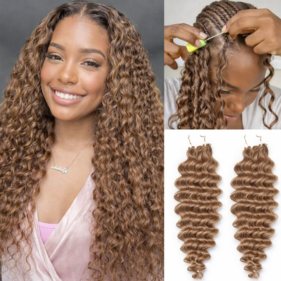 Hair Care Honey - 12A Honig Blonde Tiefe Welle Feder