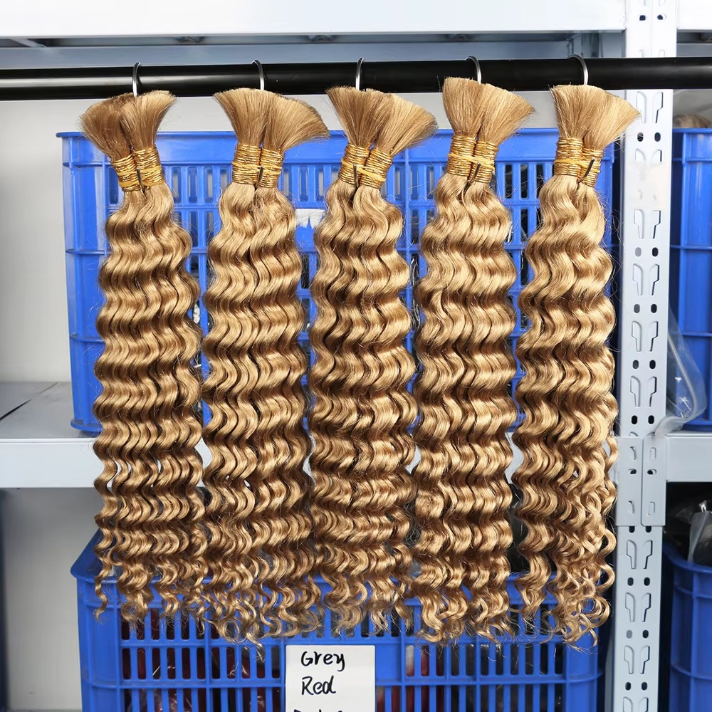 Hair Care Honey - 100g Honigblonde Boho Braids Remy Echthaarsträhnen