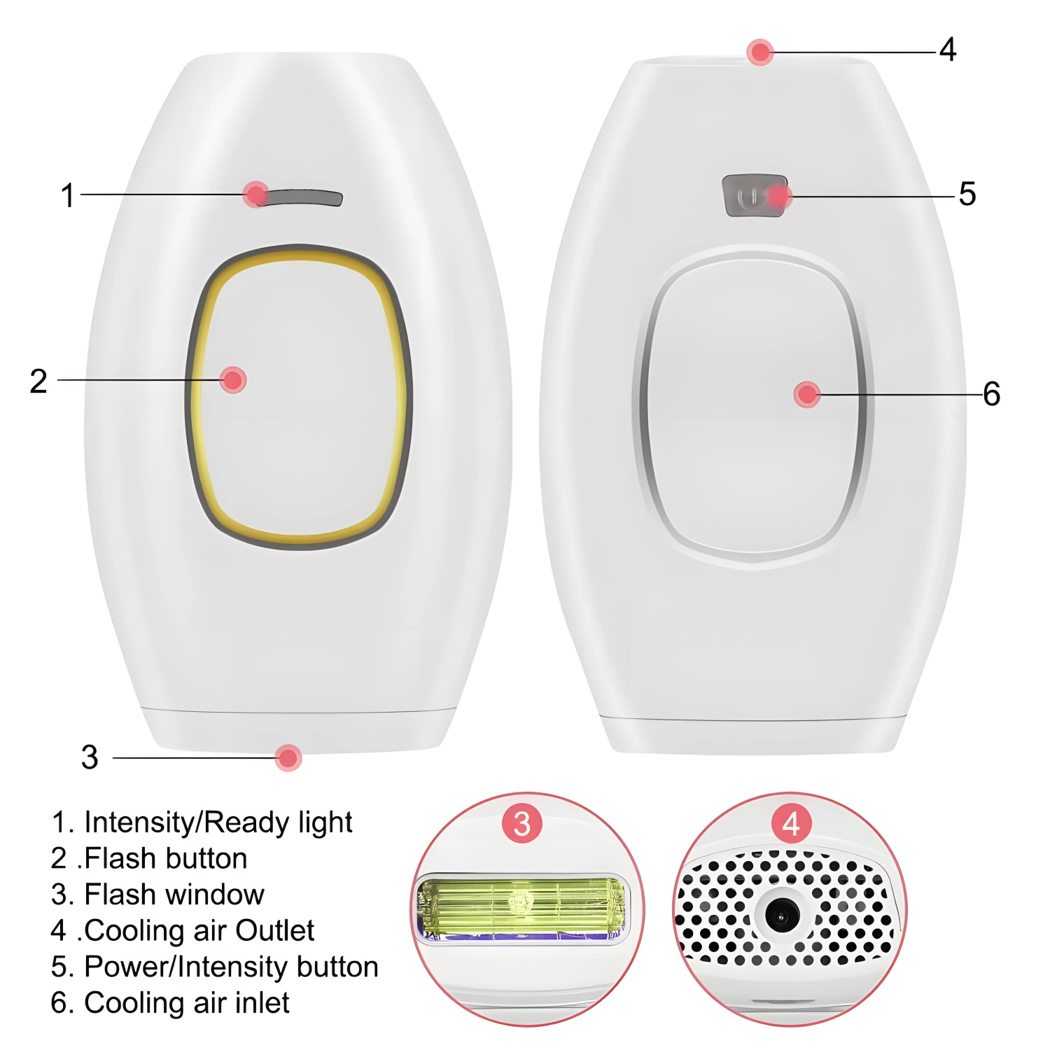 From Home Hair Care - 2026 Neues Smartes Handgehaltenes 999999 Laser-Haarentfernungsgerät