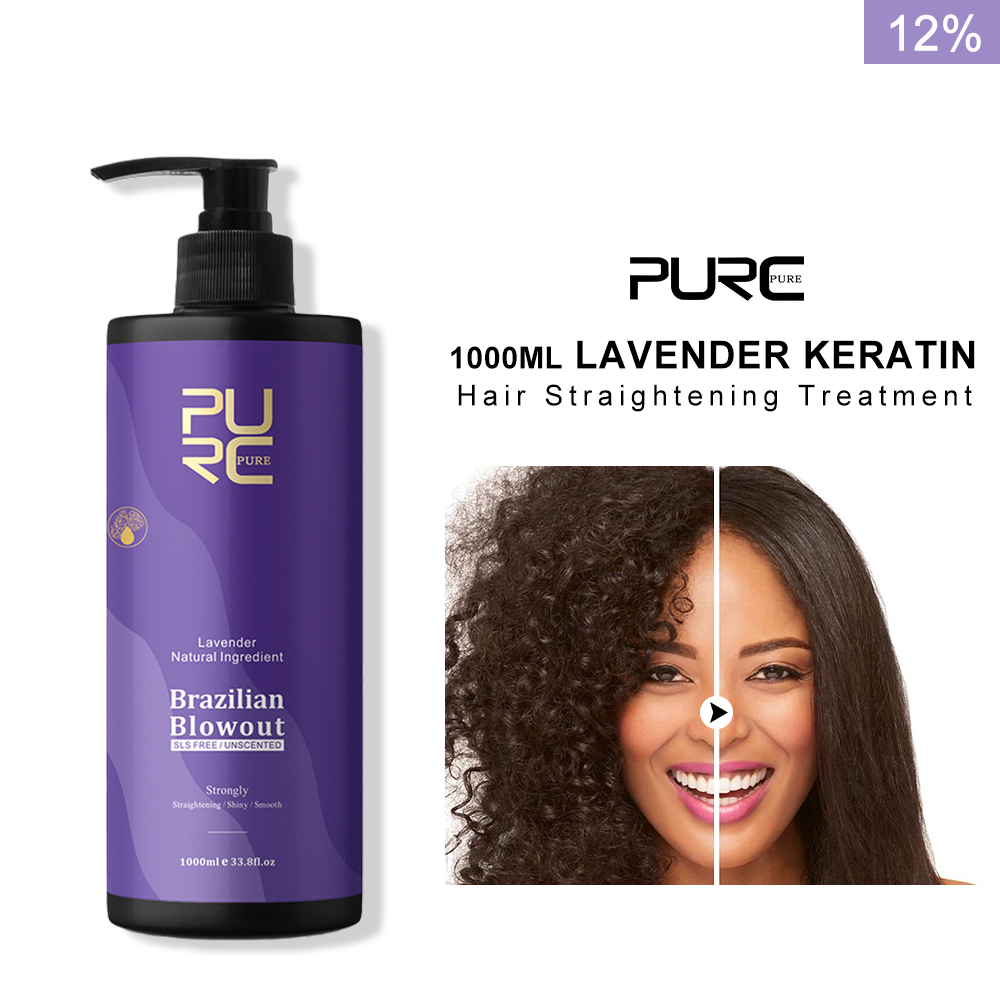 Hair Care Korean Products - PURC Lavendel 12 % brasilianische Keratin-Glättungsbehandlung,
