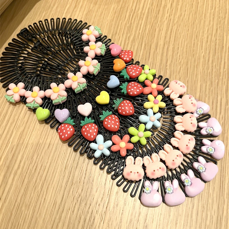 Y2k Stern Herz Bunte Haar Kämm – Hair Care Korean Products Bewertung und Preis