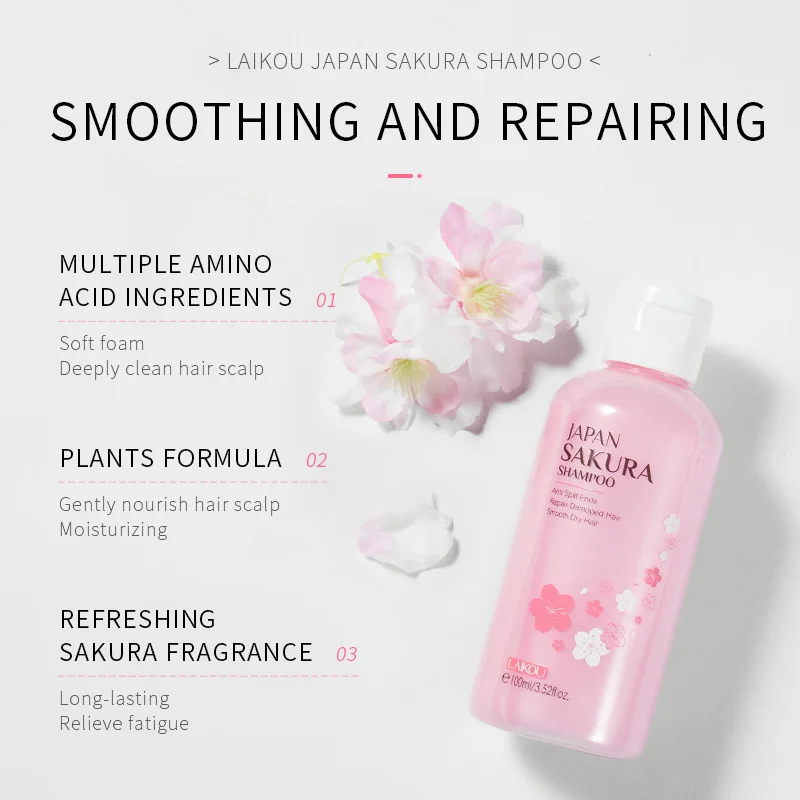 LAIKOU Japan Sakura Shampoo Re – Hair Care Korean Products Bewertung und Preis