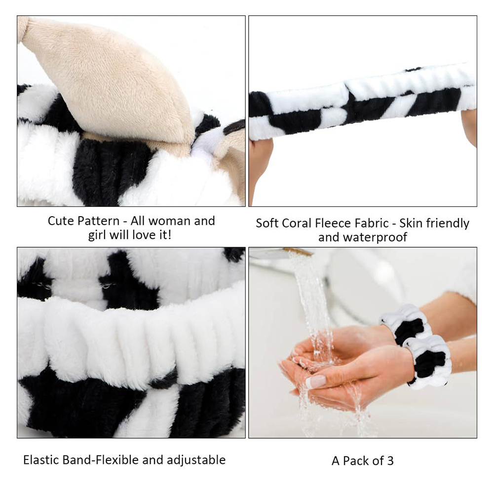 4 Stück 3D-Kuh-Stirnband, supe – Hair Care China Bewertung und Preis
