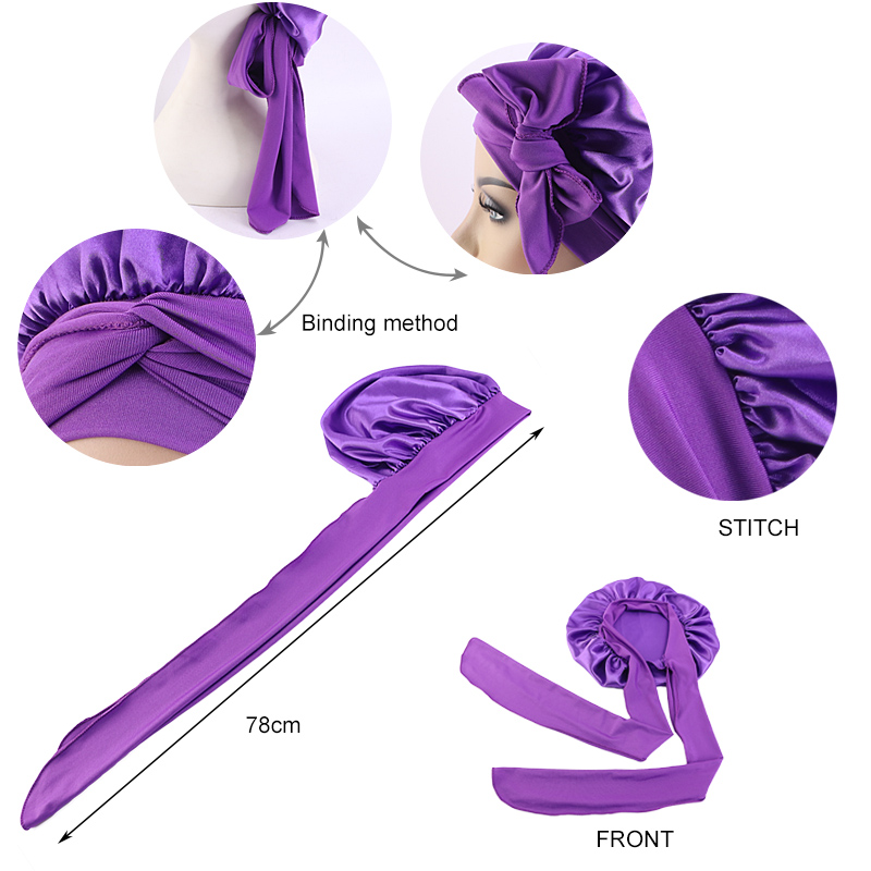 Neue Satin Schlafmütze Für Fra – Hair Care China Bewertung und Preis