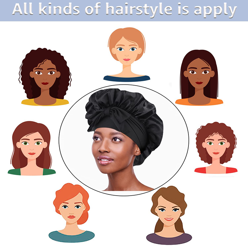 Neue Satin Schlafmütze Für Fra – Hair Care China Bewertung und Preis