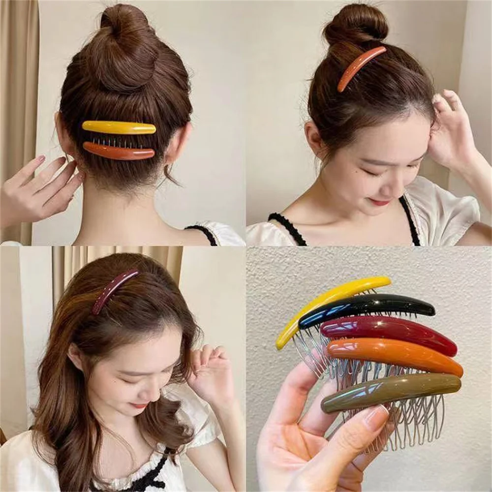 Einfarbig Frauen Banana Kamm C – Hair Care Korean Products Bewertung und Preis