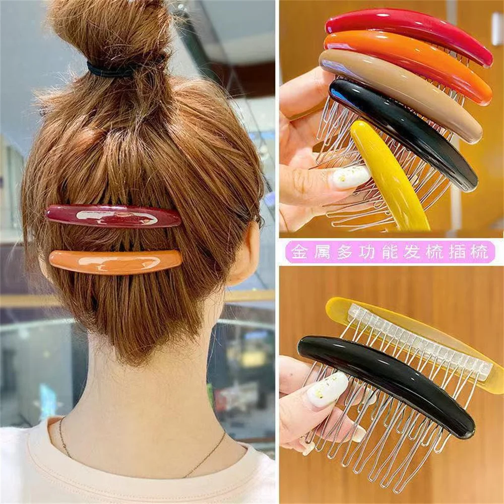 Einfarbig Frauen Banana Kamm C – Hair Care Korean Products Bewertung und Preis