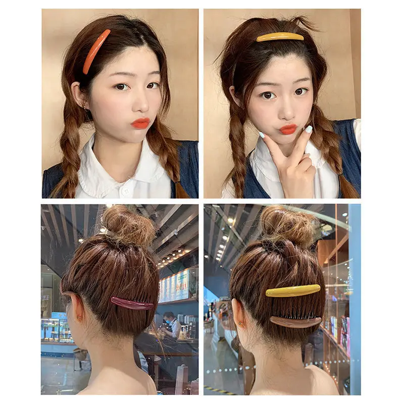 Einfarbig Frauen Banana Kamm C – Hair Care Korean Products Bewertung und Preis