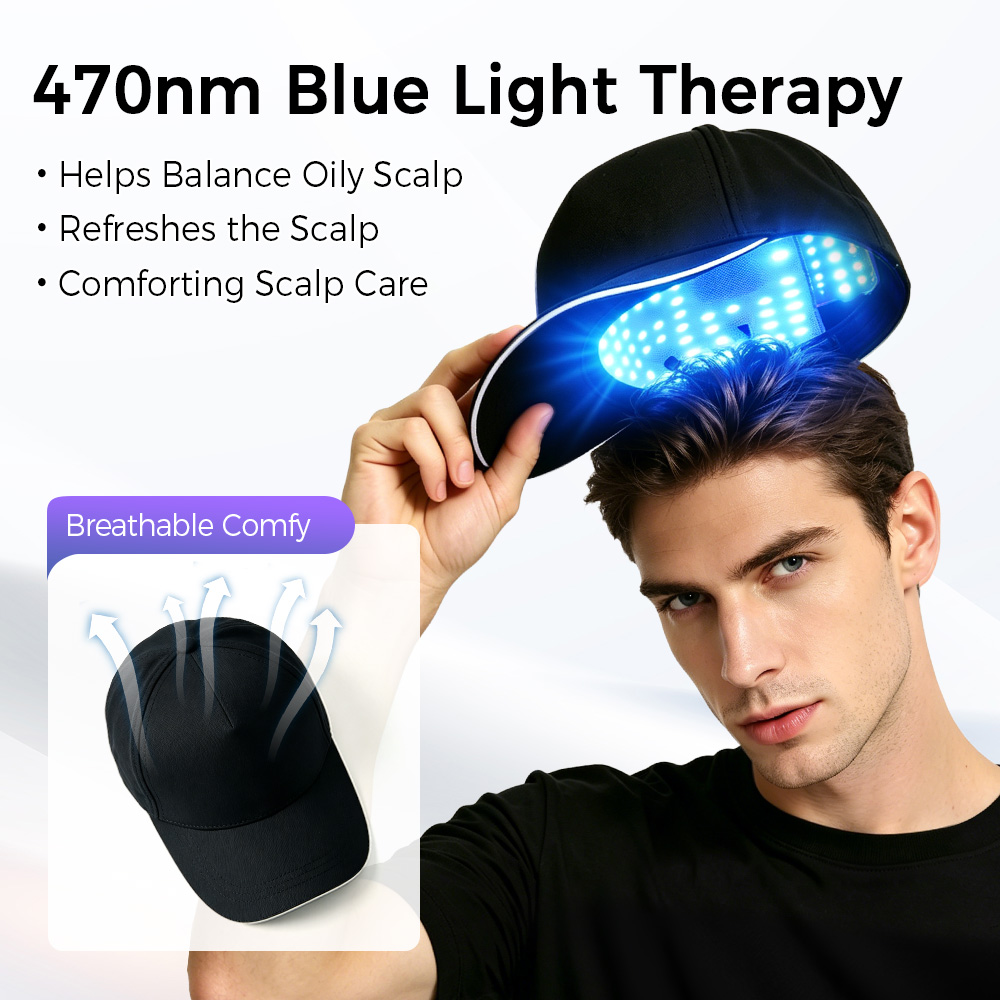 LED-Haarwuchskappe mit Rot-Bla – Hair Care With Protein Bewertung und Preis